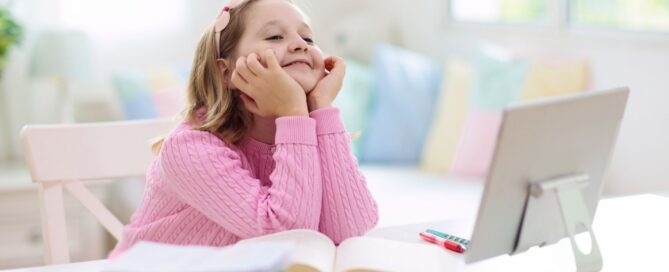 stock photo young student remote learning