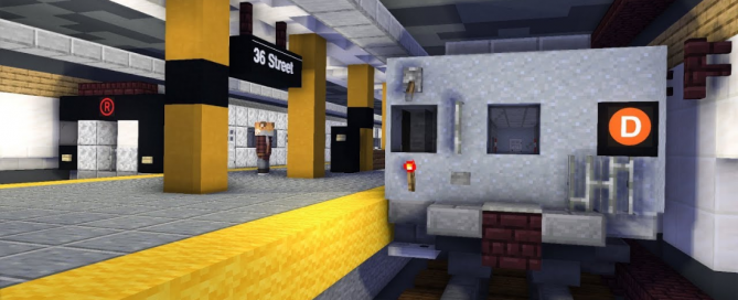 Train in Minecraft