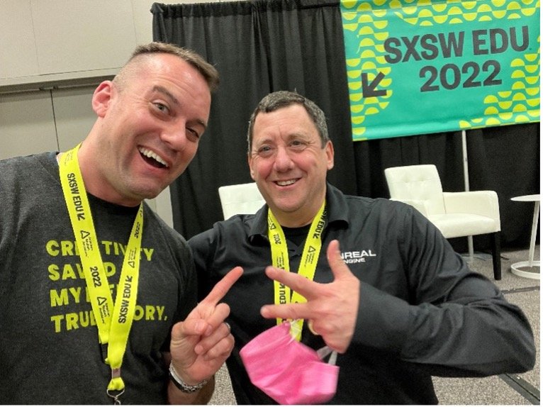 Andy Knueven with Steve Isaacs at SXSW EDU