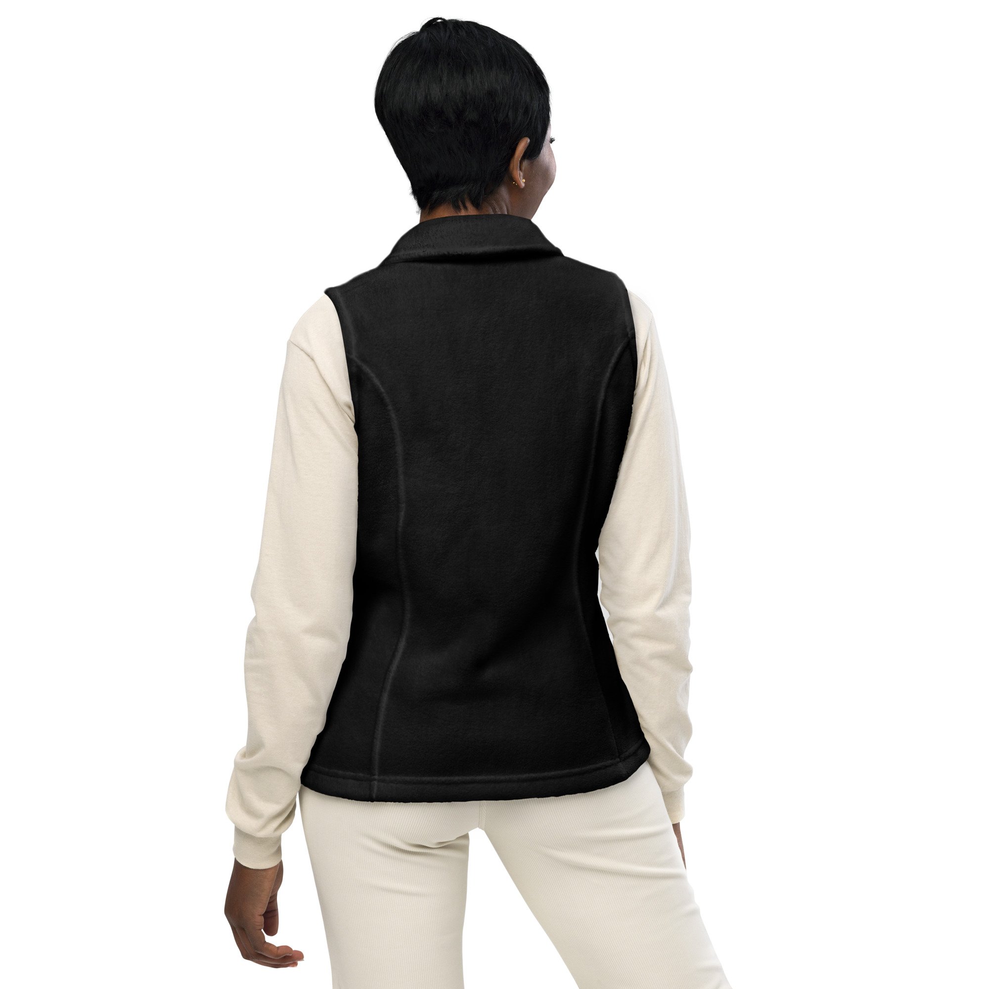 i2e women’s cut fleece vest - Image 2