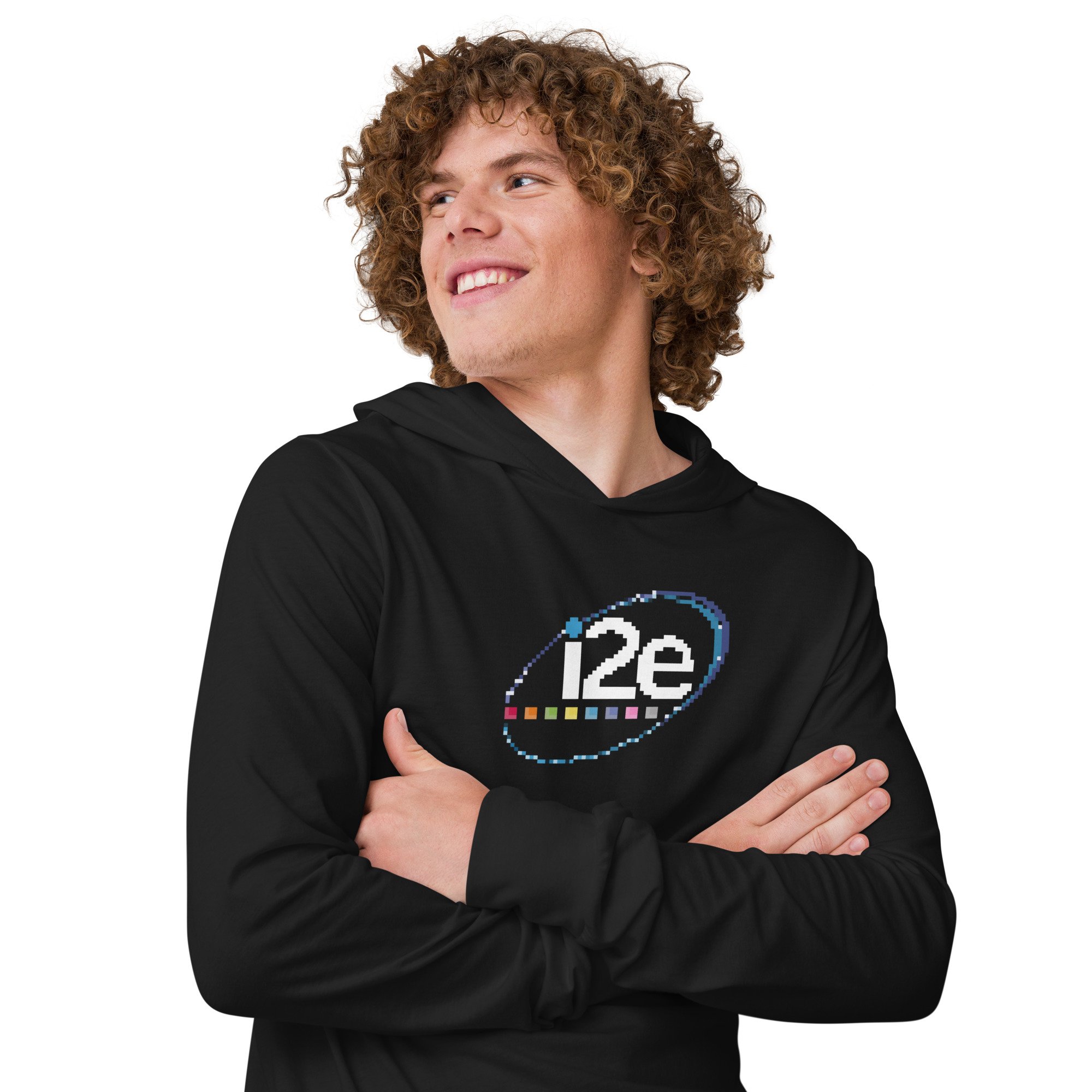 i2e Blocky Logo Hooded long-sleeve tee - Image 2