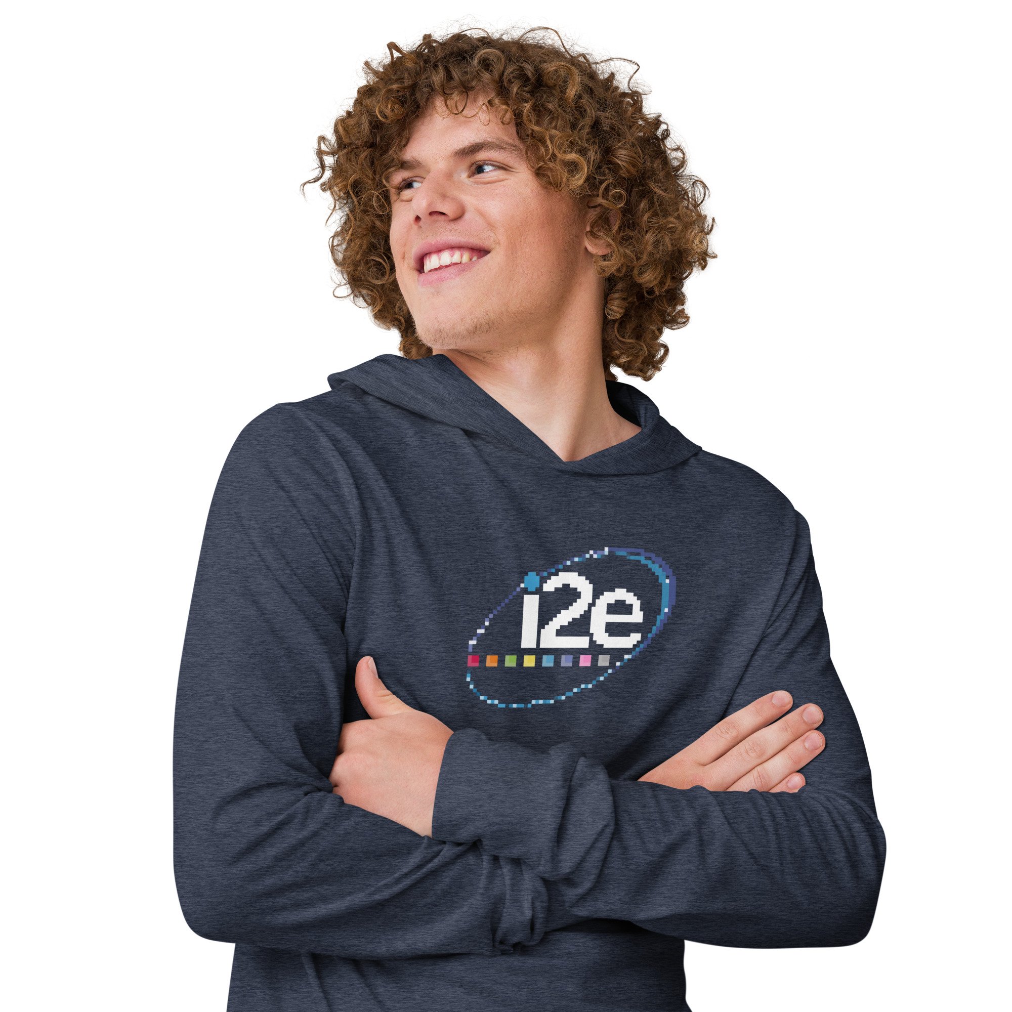 i2e Blocky Logo Hooded long-sleeve tee - Image 5