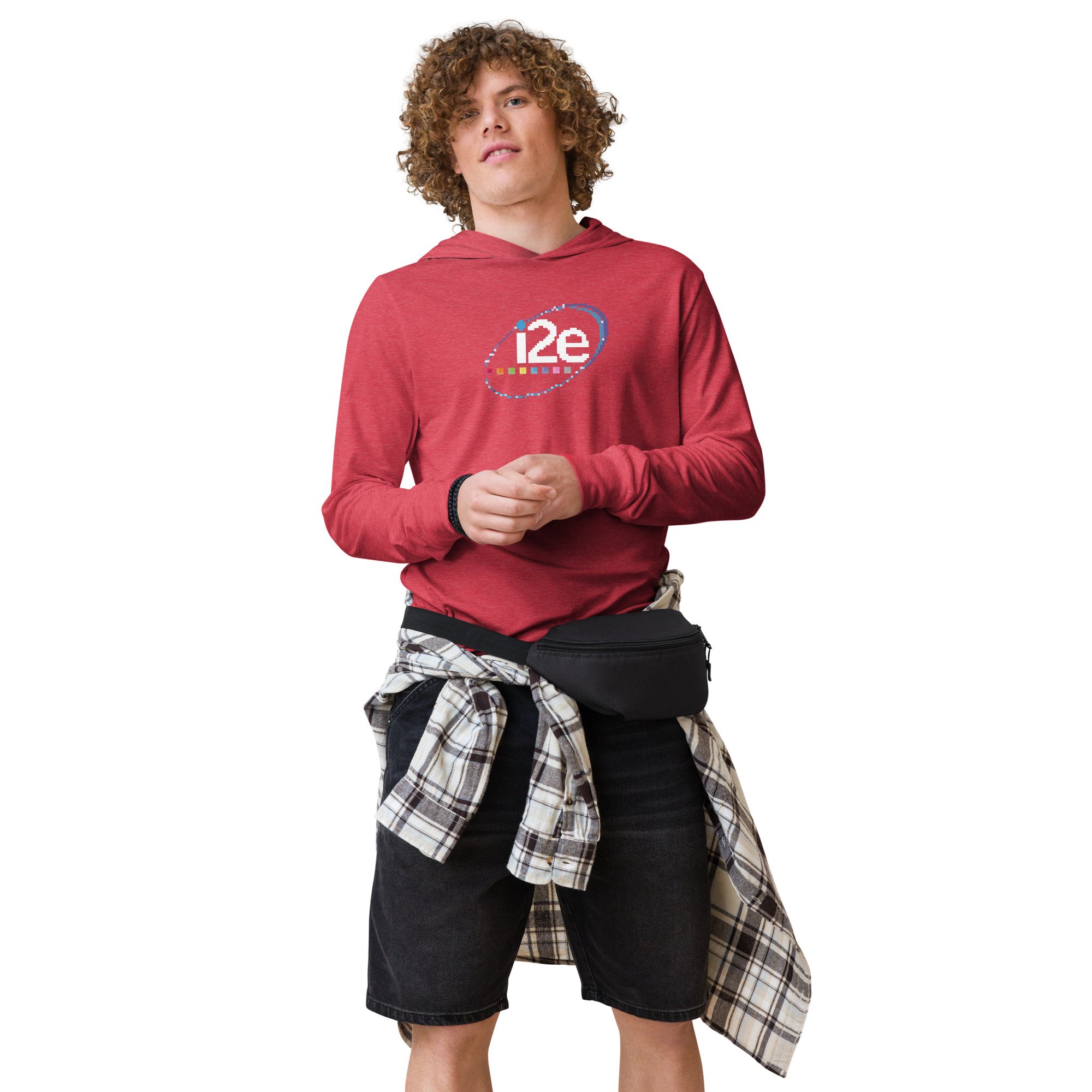 i2e Blocky Logo Hooded long-sleeve tee - Image 6